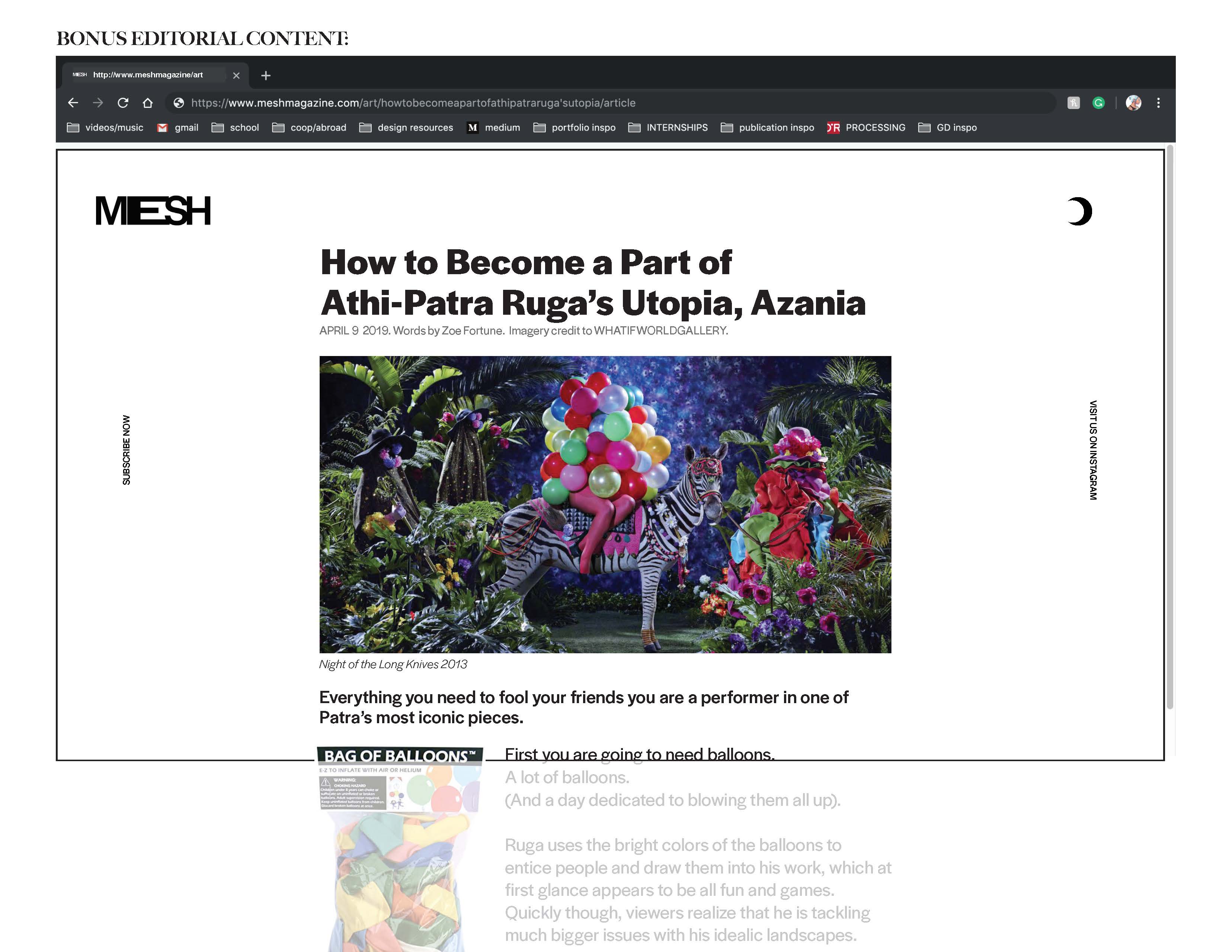 online editorial content